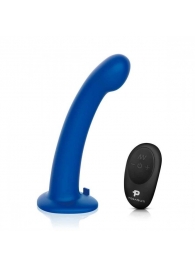 Синяя насадка Remote Control P-Spot G-Spot с черными трусиками - 20 см. - Pegasus - купить с доставкой в Бийске