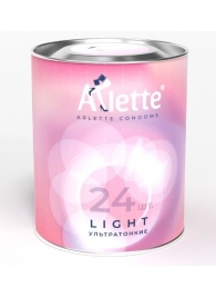 Ультратонкие презервативы Arlette Light - 24 шт. - Arlette - купить с доставкой в Бийске