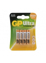 Батарейки алкалиновые GP Ultra Alkaline 24А AАA/LR03 - 4 шт. - Элементы питания - купить с доставкой в Бийске