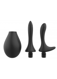 Черный анальный душ Nexus Anal Douche Set с 2 сменными насадками - Nexus Range - купить с доставкой в Бийске