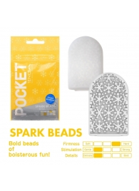 Карманный мастурбатор Spark Beads - Tenga - в Бийске купить с доставкой