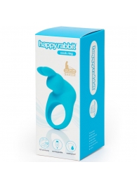 Голубое эрекционное виброкольцо Happy Rabbit Rechargeable Rabbit Cock Ring - Happy Rabbit - в Бийске купить с доставкой