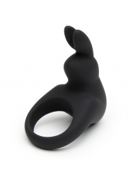 Черное эрекционное виброкольцо Happy Rabbit Rechargeable Rabbit Cock Ring - Happy Rabbit - в Бийске купить с доставкой