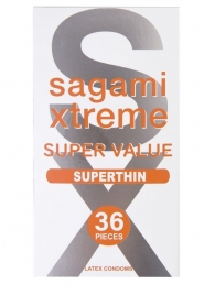 Ультратонкие презервативы Sagami Xtreme Superthin - 36 шт. - Sagami - купить с доставкой в Бийске