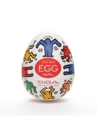 Мастурбатор-яйцо Keith Haring EGG DANCE - Tenga - в Бийске купить с доставкой