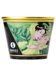 Массажная свеча Exotic Green Tea с ароматом зелёного чая - 170 мл. - Shunga - купить с доставкой в Бийске