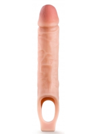 Телесная насадка на пенис 10 Inch Cock Sheath Extender - 25 см. - Blush Novelties - в Бийске купить с доставкой