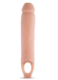 Телесная насадка на пенис 11.5 Inch Cock Sheath Penis Extender - 29,2 см. - Blush Novelties - в Бийске купить с доставкой