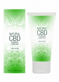 Лубрикант с пролонгирующим эффектом Natural CBD Numbing Lubricant - 50 мл. - Shots Media BV - купить с доставкой в Бийске