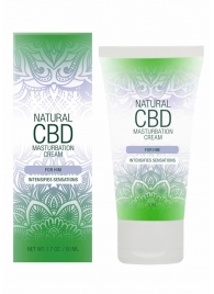 Крем для мастурбации для мужчин Natural CBD Masturbation Cream For Him - 50 мл. - Shots Media BV - купить с доставкой в Бийске