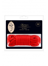 Красная веревка для фиксации - 10 м. - Sweet Caress - купить с доставкой в Бийске
