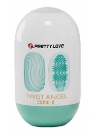 Бирюзовый мастурбатор-яйцо Twist Angel - Baile - в Бийске купить с доставкой