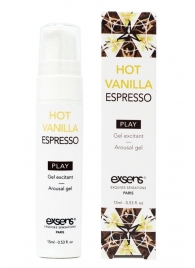 Возбуждающий гель Hot Vanilla Espresso Arousal Gel - 15 мл. - Exsens - купить с доставкой в Бийске