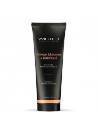 Массажный легкий крем WICKED Orange Blossom plus Patchouli - 120 мл. - Wicked - купить с доставкой в Бийске