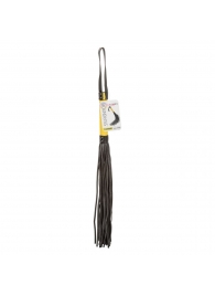 Черная плеть с желтой рукоятью Boundless Flogger - 69,25 см. - California Exotic Novelties - купить с доставкой в Бийске