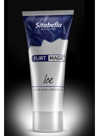 Силиконовая гель-смазка FLIRT MAGIC Ice с лёгким пролонгирующим эффектом - 75 мл. - Sitabella - купить с доставкой в Бийске