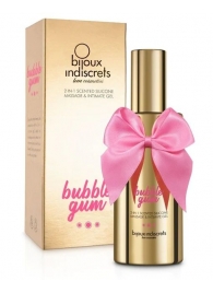 Гель с ароматом жвачки Bubblegum 2-in-1 Scented Silicone Massage And Intimate Gel - 100 мл. - Bijoux Indiscrets - купить с доставкой в Бийске