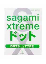 Презерватив Sagami Xtreme Type-E с точками - 1 шт. - Sagami - купить с доставкой в Бийске