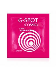 Стимулирующий интимный крем для женщин Cosmo G-spot - 2 гр. - Биоритм - купить с доставкой в Бийске