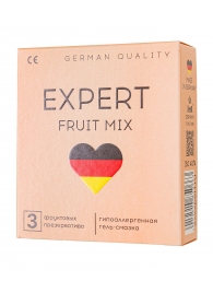 Ароматизированные презервативы EXPERT Fruit Mix - 3 шт. - Expert - купить с доставкой в Бийске