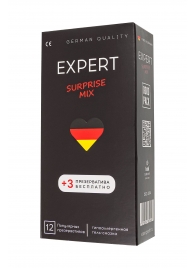 Презервативы EXPERT Surprise Mix - 12 шт.(+3 в подарок) - Expert - купить с доставкой в Бийске