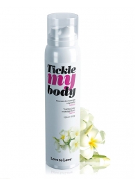 Массажная хрустящая пенка Tickle My Body Monoi с ароматом моной - 150 мл. - Love to Love - купить с доставкой в Бийске