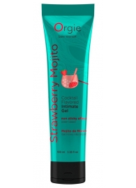 Съедобный интимный гель Orgie Lube Tube Cocktail Strawberry Mojito - 100 мл. - ORGIE - купить с доставкой в Бийске