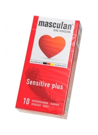 Презервативы Masculan Sensitive plus - 10 шт. - Masculan - купить с доставкой в Бийске