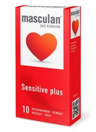 Презервативы Masculan Sensitive plus - 10 шт. - Masculan - купить с доставкой в Бийске