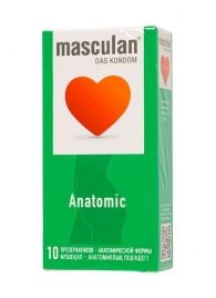 Презервативы анатомической формы Masculan Anatomic - 10 шт. - Masculan - купить с доставкой в Бийске