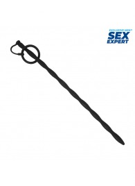 Черный стимулятор уретры Sex Expert - Sex Expert - купить с доставкой в Бийске