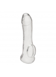 Прозрачная насадка на пенис Transparent Penis Enhancing Sleeve Extension - 15,9 см. - BlueLine - в Бийске купить с доставкой