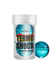 Интимный гель Termo Shock Hot Ball с разогревающе-покалывающим эффектом (2 шарика по 3 гр.) - HotFlowers - купить с доставкой в Бийске