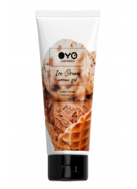 Лубрикант на водной основе OYO Aroma Gel Ice Cream с ароматом пломбира - 75 мл. - OYO - купить с доставкой в Бийске