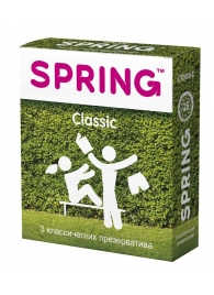 Классические презервативы SPRING CLASSIC - 3 шт. - SPRING - купить с доставкой в Бийске