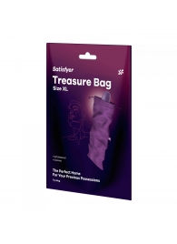 Фиолетовый мешочек для хранения игрушек Treasure Bag XL - Satisfyer - купить с доставкой в Бийске