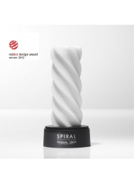 Белый 3D мастурбатор SPIRAL - Tenga - в Бийске купить с доставкой