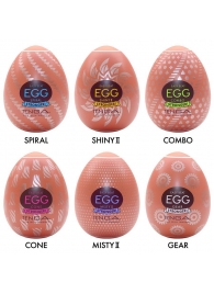 Набор из 6 мастурбаторов-яиц Tenga Egg Variety Pack V - Tenga - в Бийске купить с доставкой