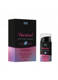 Жидкий вибратор Vibration Cotton Candy с ароматом сахарной ваты - 15 мл. - INTT - купить с доставкой в Бийске