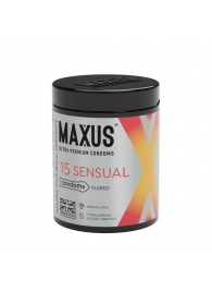 Анатомические презервативы MAXUS Sensual - 15 шт. - Maxus - купить с доставкой в Бийске