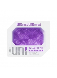 Фиолетовый мастурбатор-стимулятор Tenga Uni Amethyst - Tenga - в Бийске купить с доставкой