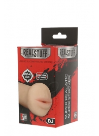 Нежный мастурбатор-ротик REALSTUFF 5INCH MASTURBATOR BJ - Dream Toys - в Бийске купить с доставкой