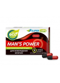 Возбуждающее средство Man’s power - 10 капсул (+1 в подарок) - SuperCaps - купить с доставкой в Бийске