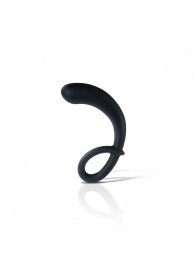 Черный массажер простаты Curving Curt - 13 см. - MyStim - купить с доставкой в Бийске