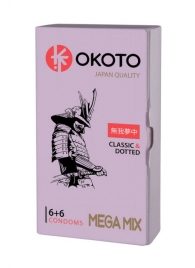 Презервативы OKOTO Mega Mix - 12 шт. - Sitabella - купить с доставкой в Бийске