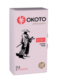 Тонкие презервативы OKOTO Ultra Thin - 12 шт. - Sitabella - купить с доставкой в Бийске