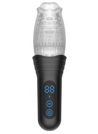 Автоматический мастурбатор Oral Sex Masturbator с функциями ротации, вибрации и фрикций - Secwell - в Бийске купить с доставкой