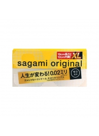 Презервативы увеличенного размера Sagami Original 0.02 XL-size - 12 шт. - Sagami - купить с доставкой в Бийске