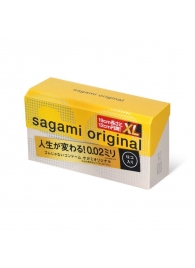 Презервативы увеличенного размера Sagami Original 0.02 XL-size - 12 шт. - Sagami - купить с доставкой в Бийске