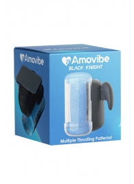 Инновационный робот-мастурбатор Black Knight с функцией пенетрации - Amovibe - в Бийске купить с доставкой